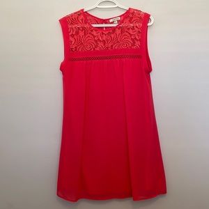 Speechless coral mini dress size Large